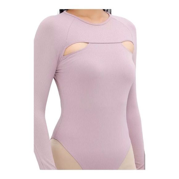 NWT Topshop cutout bodysuit size 12 - Picture 1 of 4